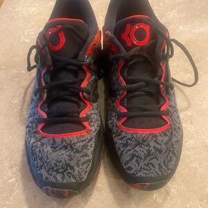 Nike KD Athletic Shoes in Black and Red